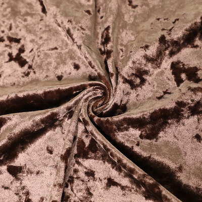 260gsm Crushed Velvet Upholstery Fabric 75D 72F 100% Polyester