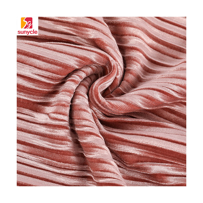Fluted Pleated Korean Velvet Fabric Sofa Solid Color
