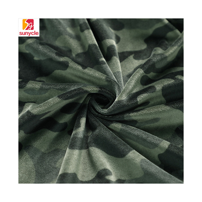 Camouflage Printed Single Side Super Soft Fabric 250gsm 288F