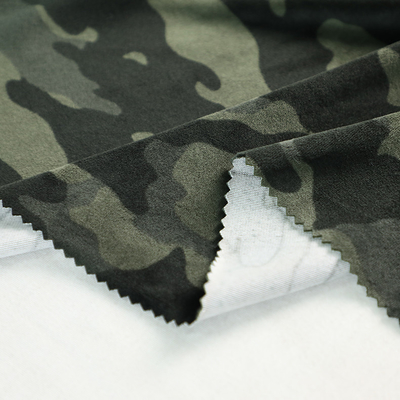 Camouflage Printed Single Side Super Soft Fabric 250gsm 288F