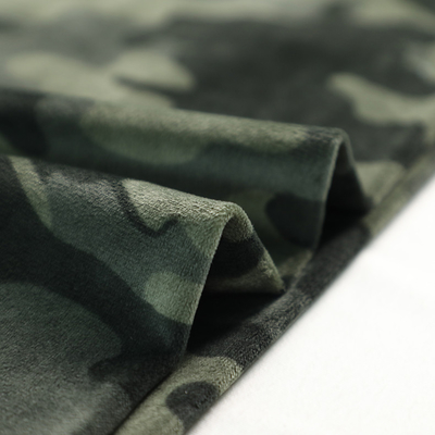 Camouflage Printed Single Side Super Soft Fabric 250gsm 288F