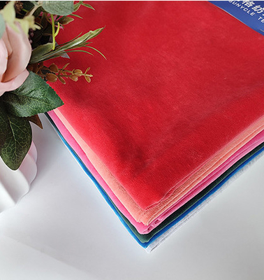 240gsm Velour Velvet Fabric CVC80 CVC20 Plain 32S 100D
