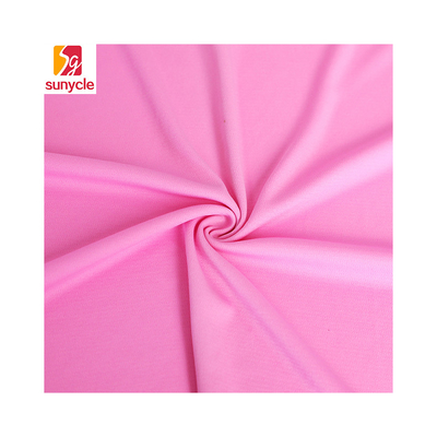 T Shirt Single Knit Cotton Fabric 100gsm Pink Plain