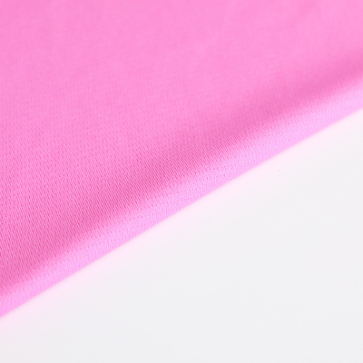 T Shirt Single Knit Cotton Fabric 100gsm Pink Plain