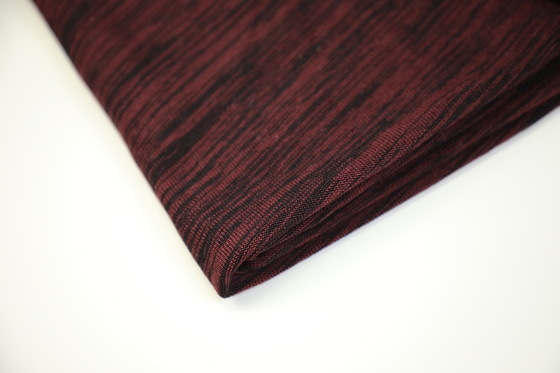 Red And Black 100 Cotton Single Jersey Fabric 180gsm For Short Sleeve Clothes