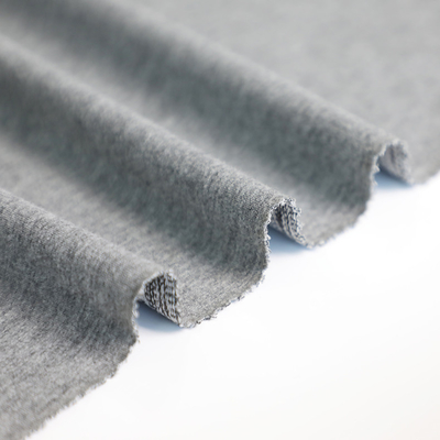 Cationic Plain Single Jersey Fabric Cotton Polyester Combed Stretch