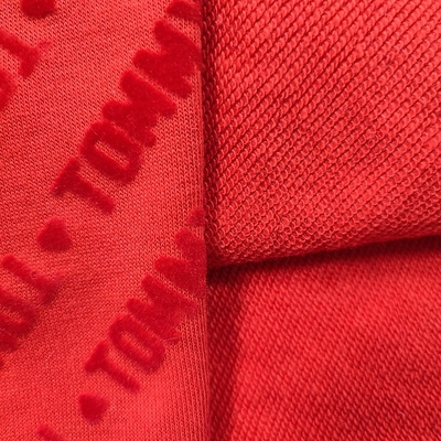 95% Cotton 5% Polyester French Terry Fabric 310gsm For Sweater