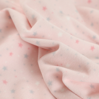 100% Polyester Soft Brushed Polyester Fabric Printed Two Side