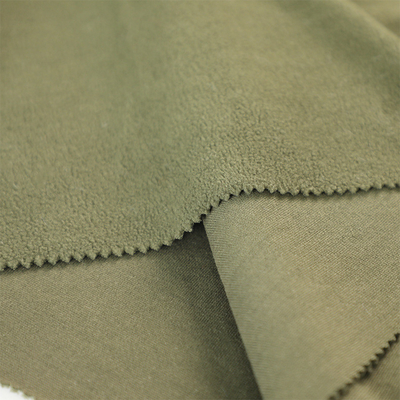 260gsm Micro Fleece Fabric For Warm Clothes 150D 288F
