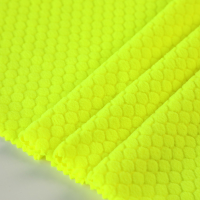 Jacquard Solid Micro Fleece Fabric 100% Polyester 150D 288F