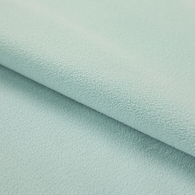 Thick Solid Color Micro Fleece Fabric 350gsm For Garment Blankets