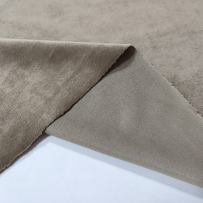 Flat Twill Holland Velvet Fabric 200gsm Polyester Solid Color Sofa Cover Cushion Pillowslip