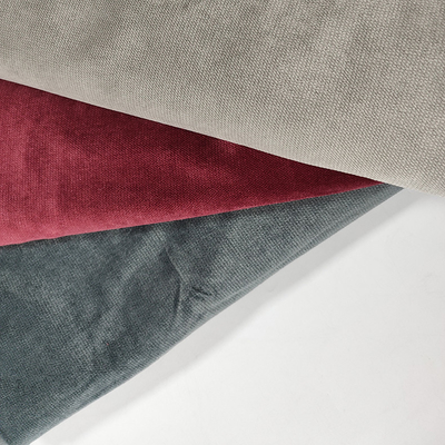 150D 210gsm Holland Velvet Fabric Plain Upholstery