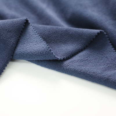 Solid Brushed Polar Micro Fleece Fabric For Warm Clothes Dress